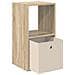Comodino Rovere Sonoma 35 x 32 x 68,5 cm Legno multistrato - Foto miniatura 5