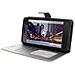 Custodia Smartphone Universale Portafoglio Argento Xl Supporto + Specchio - Foto miniatura 10