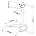 Supporto da Scrivania ICA-LCD 2500 per Monitor 13'' - 27'' con Base Portata 10 kg  - Foto miniatura 2