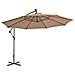 Ombrellone A Sbalzo Con Led E Palo In Metallo 350 Cm Talpa - Foto miniatura 2