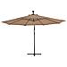 Ombrellone A Sbalzo Con Led E Palo In Metallo 350 Cm Talpa - Foto miniatura 3