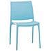 Sedia Giardino Maya Impilabile in Polipropilene - Sedia Bistrot Bar Idrorepellente E Resistente Ai Raggi UV - Sedia Outdoor Plastica Blu Chiaro - Foto miniatura 1