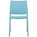 Sedia Giardino Maya Impilabile in Polipropilene - Sedia Bistrot Bar Idrorepellente E Resistente Ai Raggi UV - Sedia Outdoor Plastica Blu Chiaro - Foto miniatura 2
