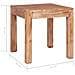 Tavolino da Salotto 53x50x50 cm in Legno Massello di Mogano - Foto miniatura 5