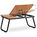 10021563 Tavolo Inclinabile Supporto Notebook In Legno Vassoio Da Letto Hxlxp: 23,5 X 56,3 X 31,6 Cm Beige - Foto miniatura 2
