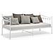 Telaio Divano Letto Bianco In Metallo 90x200 Cm - Foto miniatura 4