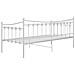 Telaio Divano Letto Bianco In Metallo 90x200 Cm - Foto miniatura 8