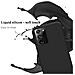Cadorabo Custodia Compatibile Con Samsung Galaxy Note 20 Ultra In Liquid Nero - Coperchio Protettivo In Silicone Tpu Flessibile - Foto miniatura 3