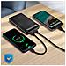 Batteria Esterna 10000mah 2 Porte Di Uscita Usb Schermo Digitale Lcd Nero - Foto miniatura 9