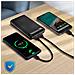 Batteria Esterna 10000mah 2 Porte Di Uscita Usb Schermo Digitale Lcd Nero - Foto miniatura 5
