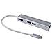 133481 Replicatore di Porte e Docking Station Per Laptop USB 3.2 Gen 1 (3.1 Gen 1) Type-C Argento - Foto miniatura 1