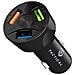 Caricabatterie Originale Da Accendisigari Auto Apd-369 7a Con 3x Usb Black - Foto miniatura 1
