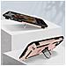 Cover Iphone 14 Anti-urto Ibrida Anello Sostegno Funzione Supporto Rose Gold - Foto miniatura 3