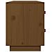 Scarpiera Miele 100x34x45 Cm In Legno Massello Di Pino - Foto miniatura 3