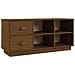 Scarpiera Miele 100x34x45 Cm In Legno Massello Di Pino - Foto miniatura 1