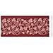 Tappeto Passatoia Tessuto Jacquard Linea Emozioni Disegno Amour Rosso 57x230 Rosso - Foto miniatura 1