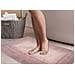 Tappeto Bagno Rettangolare In Spugna Morbida Antiscivolo Degrad&egrave; Confetto 55x110 Confetto - Foto miniatura 5