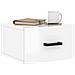 Comodini A Muro 2 Pz Bianco Lucido 35x35x20 Cm - Foto miniatura 3