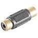 Adattatore -basic-s Accoppiamento Rca-rca Placcato Oro Nero (bs57040-sg) - Foto miniatura 1