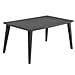 Tavolo Da Giardino Rettangolare In Resina Per 6 Persone 160 Cm - Grigio Grafite - Foto miniatura 1