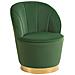 Poltrona Velluto Verde Alby - Foto miniatura 3