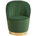Poltrona Velluto Verde Alby - Foto miniatura 5
