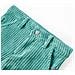 Pantaloni Per Bambini In Velluto A Coste Verde Menta 128 - Foto miniatura 3