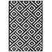 Tappeto Da Esterni Bianco E Nero 190x290 Cm In Pp - Foto miniatura 2
