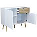 Mobile Credenza Da Interno Camera Da Letto Soggiorno In Legno Con 1 Cassetto E 2 Ante Linea Elegance - Foto miniatura 2
