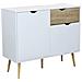 Mobile Credenza Da Interno Camera Da Letto Soggiorno In Legno Con 1 Cassetto E 2 Ante Linea Elegance - Foto miniatura 1