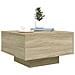 Tavolino Da Salotto Rovere Sonoma 55x55x31 Cm Legno Multistrato - Foto miniatura 2