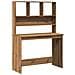 Scrivania Mensole Rovere Artigianale 102x45x148 Cm Multistrato - Foto miniatura 1