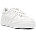 Orbit Vintage Sneaker Sneakers Pelle Scarpe Donna Bianco Eu 40, F1284001 - Foto miniatura 1
