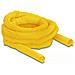 Manicotto intrecciato autochiudente resistente al calore 5 m x 25 mm giallo - Foto miniatura 1