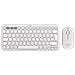 Tastiera e Mouse Wireless 5099206115767  (Layout Tedesco) Colore Bianco - Foto miniatura 1