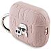 Custodia Per Airpods Pro 2 Con Design A Rilievo Karl E Choupette, Rosa - Foto miniatura 3
