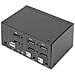 Switch KVM, 2 porte, Dual Display, 4K, DisplayPort® - Foto miniatura 3