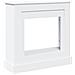 Cornice per Camino Bianca 90x30x90 cm in Truciolato - Foto miniatura 1