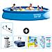 Piscina Fuori Terra - In Giro - 457x457x84 Cm - Blu - Include Accessori Coordinati Cb26 - Foto miniatura 1