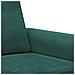 Set Di Divani 2 Pz Con Cuscini Verde Scuro In Velluto - Foto miniatura 5