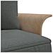 Divano Letto a L Grigio Scuro 279x140x70 cm in Tessuto - Foto miniatura 8