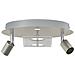 Faretti da soffitto con 2 teste regolabili Nickel opaco GU10 - Foto miniatura 1