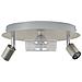 Faretti da soffitto con 2 teste regolabili Nickel opaco GU10 - Foto miniatura 3