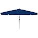Parasol da Giardino  con Luci LED Ø395x245 cm Blu Azzurro - Foto miniatura 1