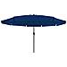 Parasol da Giardino  con Luci LED Ø395x245 cm Blu Azzurro - Foto miniatura 4