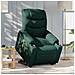Poltrona Alzapersona Massaggiante Verde Scuro in Tessuto - Foto miniatura 2