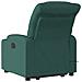 Poltrona Alzapersona Massaggiante Verde Scuro in Tessuto - Foto miniatura 5