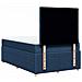Giroletto a Molle con Materasso Blu 120x190 cm in Tessuto - Foto miniatura 8