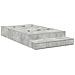 Struttura Letto Grigio cemento 120x200 cm - Foto miniatura 1
