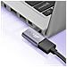 Adattatore Video 8k Uhd Hdmi Femmina A Mini Hdmi Maschio Curvo A Sinistra, Grigio - Foto miniatura 7